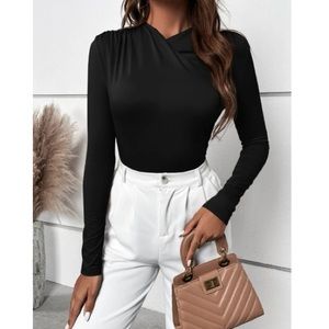 Luxe ruched front top